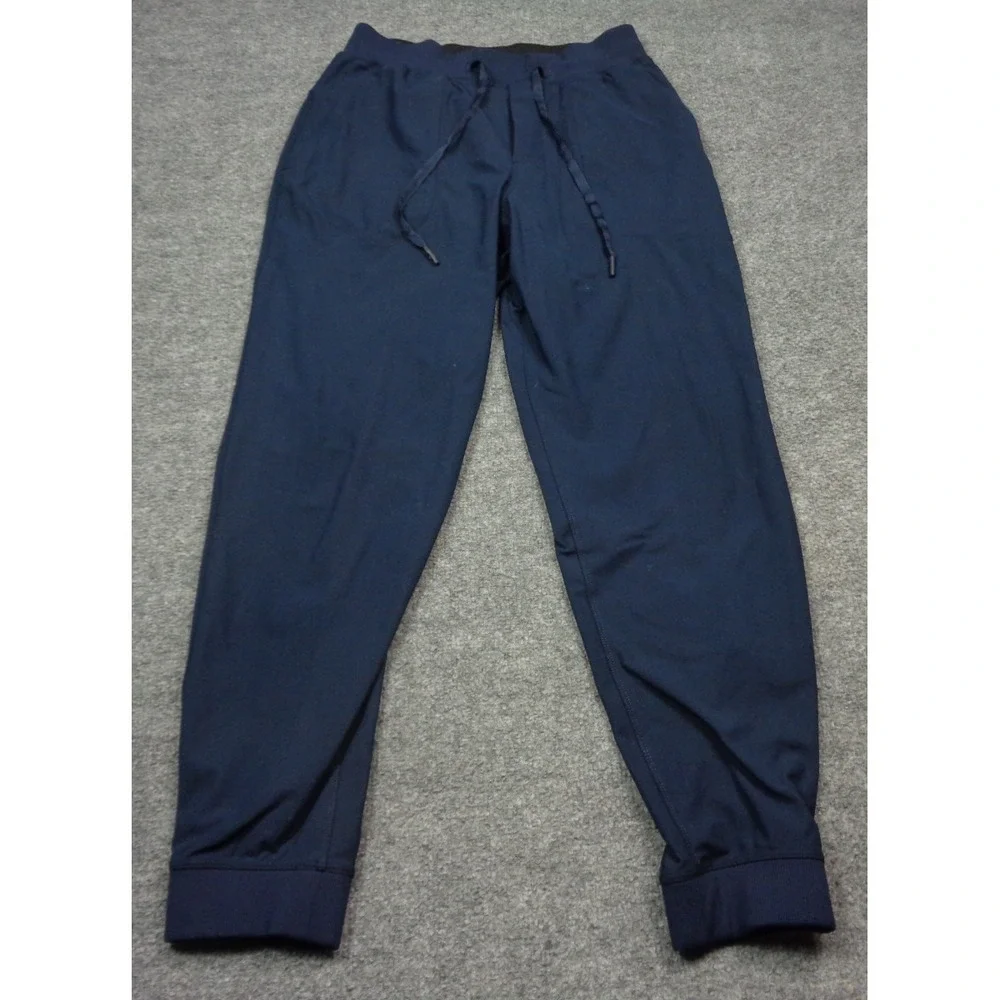 Lululemon Joggers Mens S Blue ABC‎ Warpstreme Elastic Waist Tapered Pants